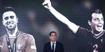 缅怀,葡萄牙足协为若塔和波尔图已故功勋若热-科斯塔立雕像