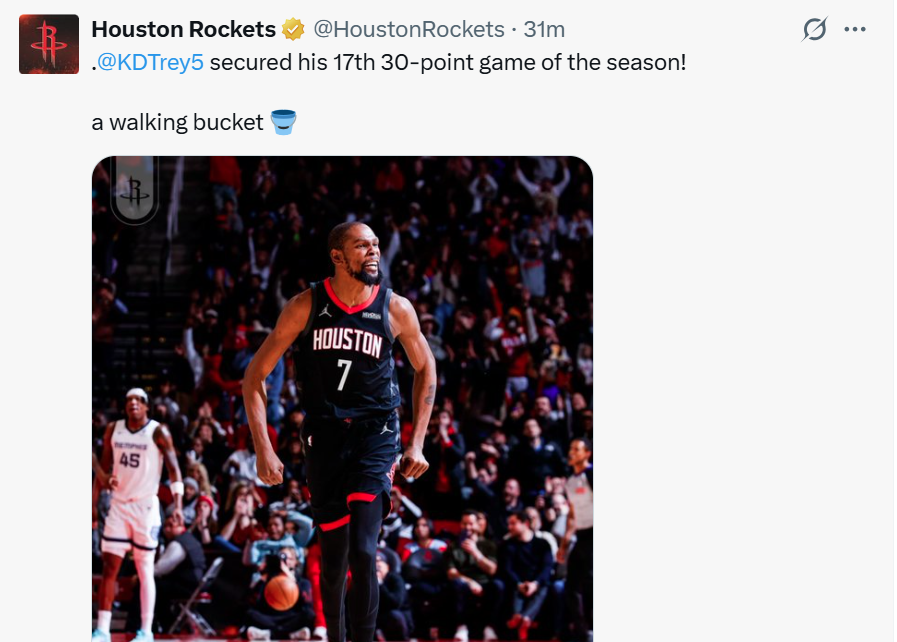 世预赛官方app下载-火箭轻取2连胜!一口气获3大喜讯 申京KD合砍66分三巨头齐破纪录